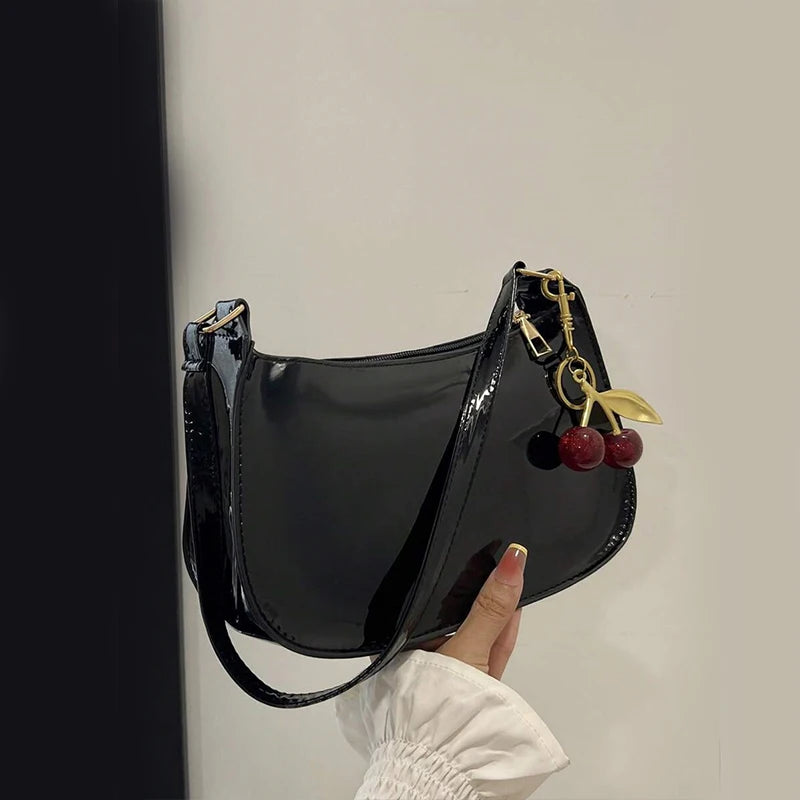 Women's Cherry Pendant Shoulder Bag